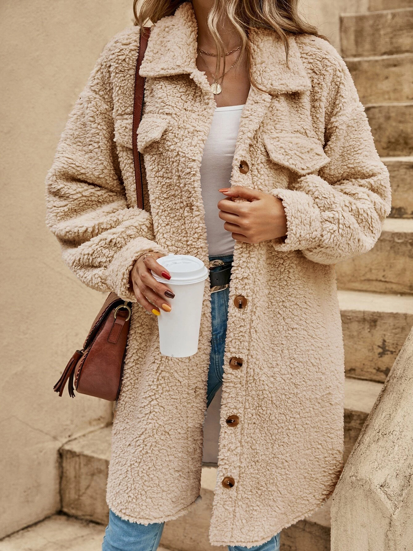 Savannah - Cozy Teddy Coat