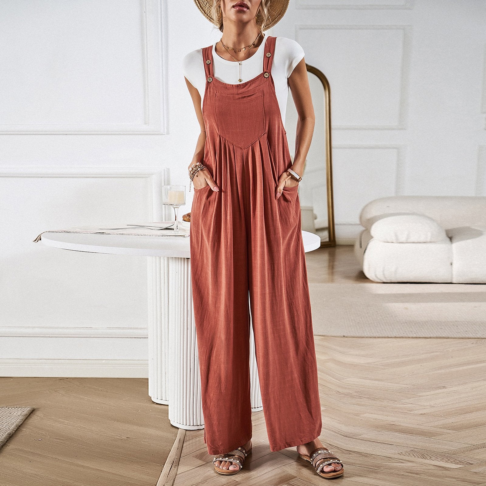 BOHE - Wide Leg Jumpsuit for Summer
