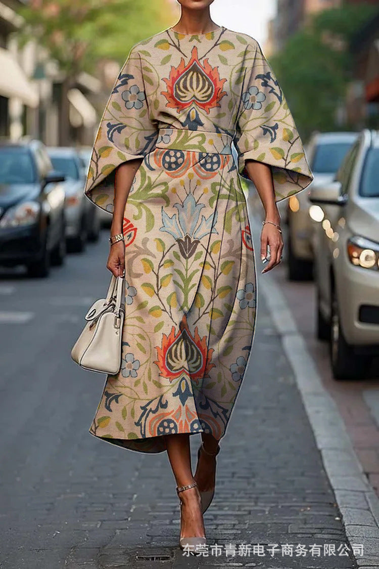 Melody - Elegant Dress with Round Neck