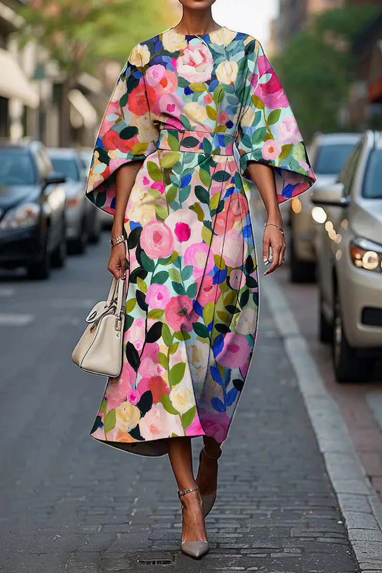 Melody - Elegant Dress with Round Neck