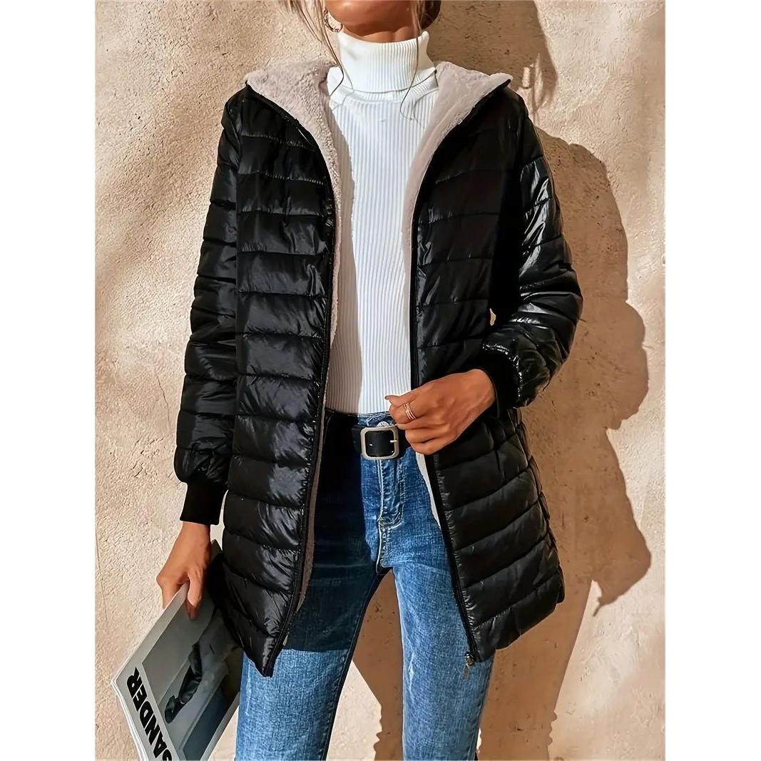 Alyssa - Comfortable Casual Thermal Long Jacket
