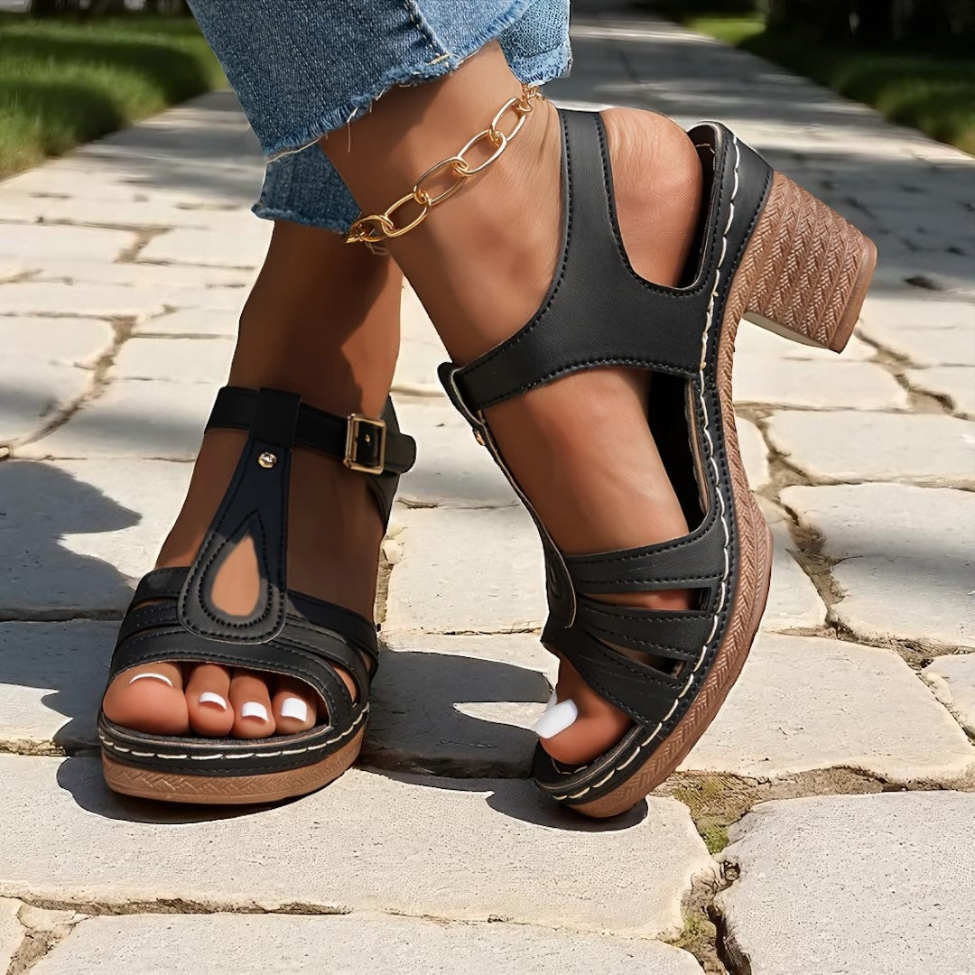 Mira Lift Block Sandals