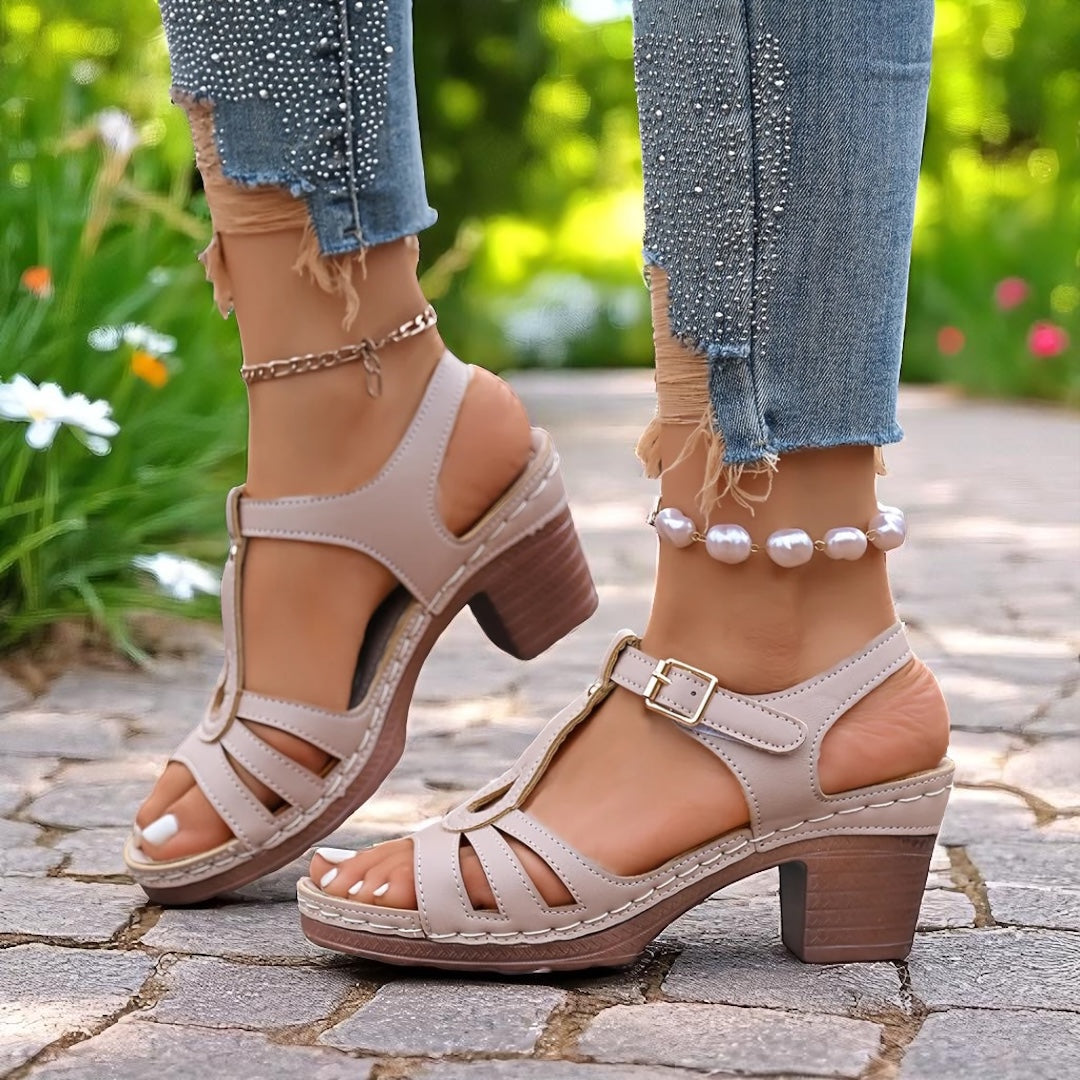 Mira Lift Block Sandals