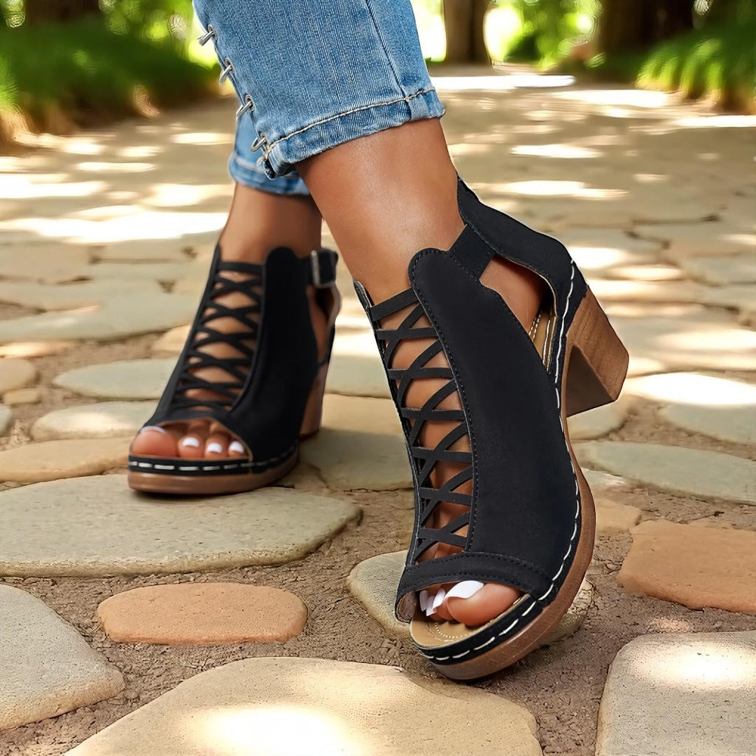 Celeste Cross Sandals