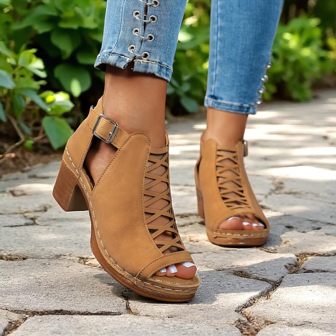 Celeste Cross Sandals