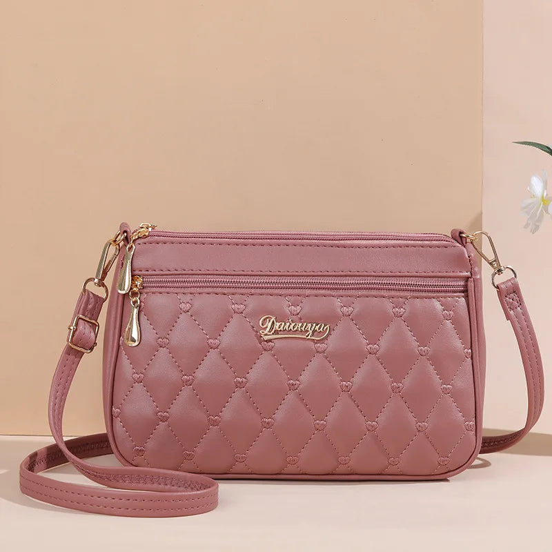 Lily - Embroidery Messenger Bag