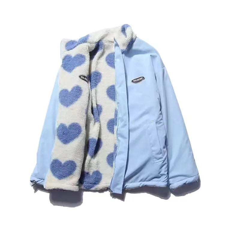 Mila - Super Comfy Double Sided Heart Jacket (Unique Collection)