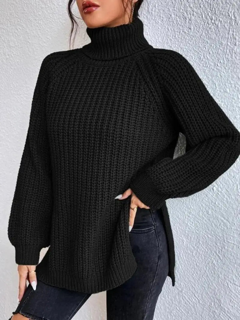 Alissa - Comfortable Turtleneck Long Sweater