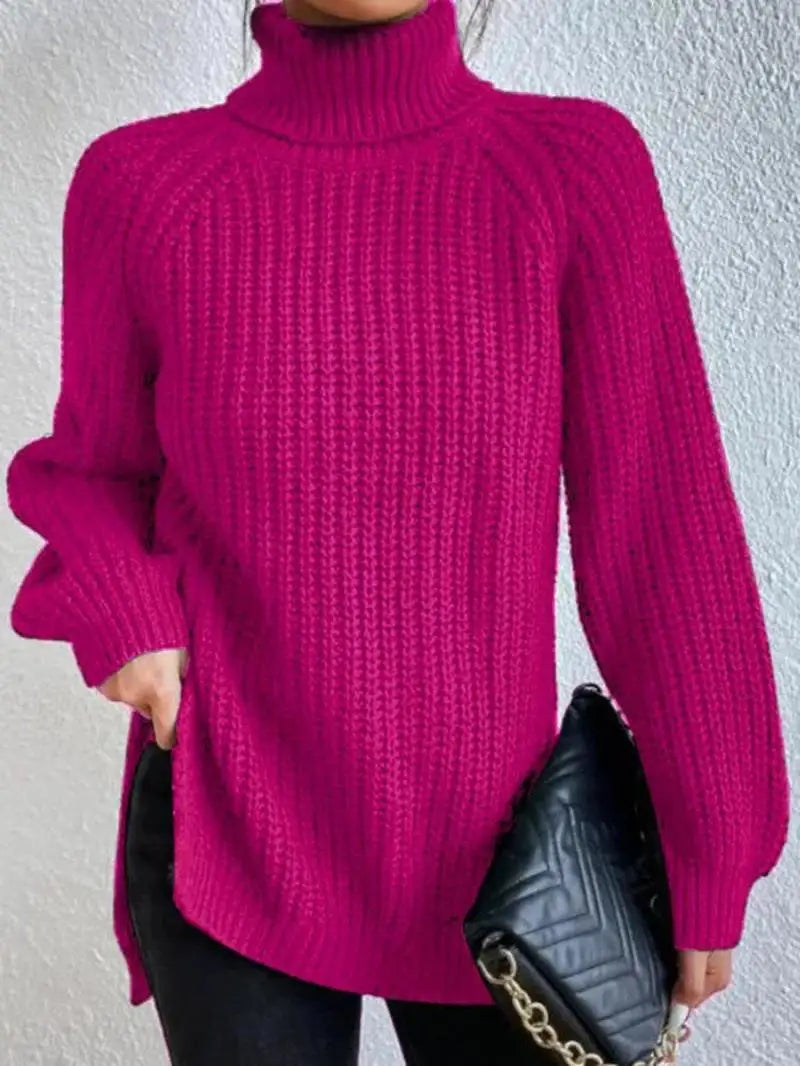 Alissa - Comfortable Turtleneck Long Sweater
