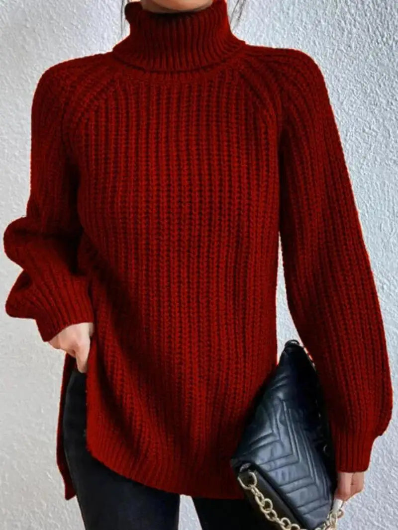 Alissa - Comfortable Turtleneck Long Sweater