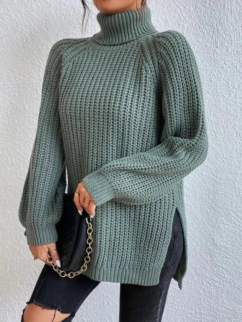 Alissa - Comfortable Turtleneck Long Sweater