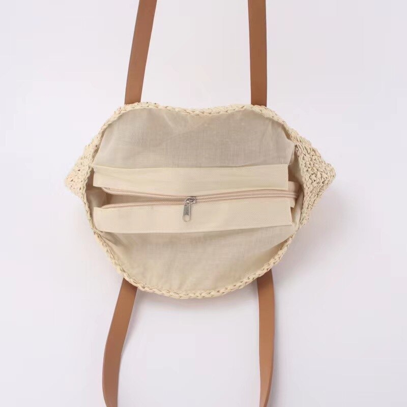 Hannah - Multifunctional Straw Handbag