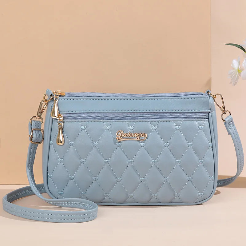 Lily - Embroidery Messenger Bag