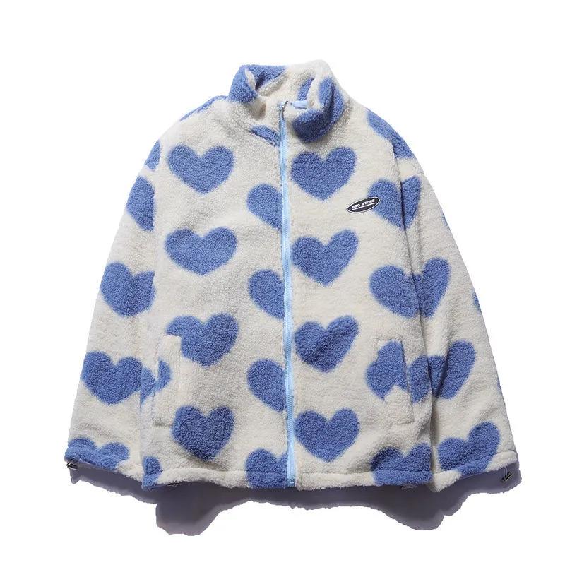 Mila - Super Comfy Double Sided Heart Jacket (Unique Collection)
