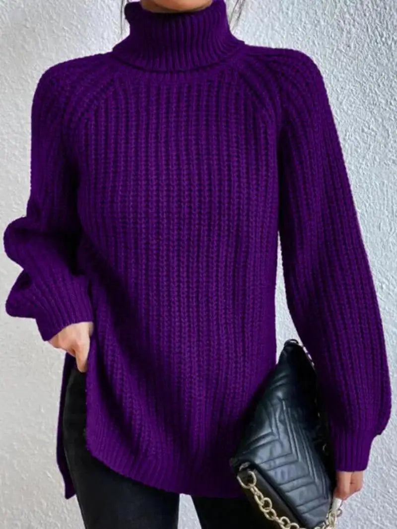 Alissa - Comfortable Turtleneck Long Sweater