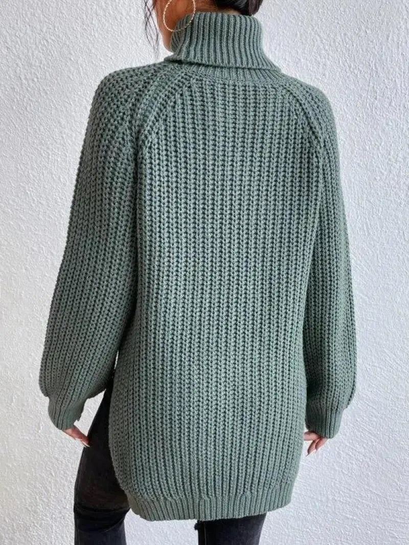 Alissa - Comfortable Turtleneck Long Sweater
