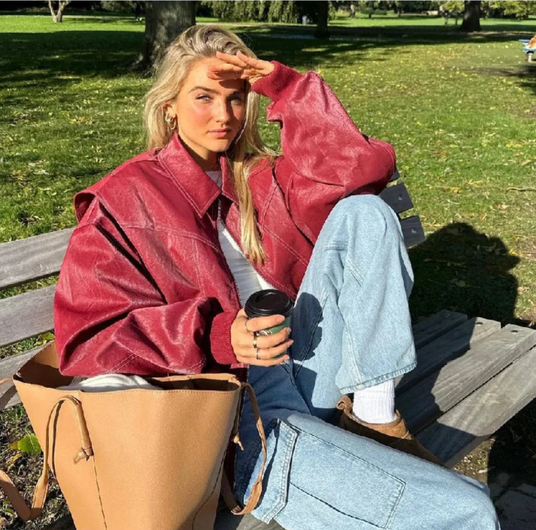 Maggie - Stylish Jacket with Handmade Details