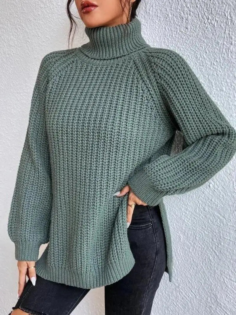 Alissa - Comfortable Turtleneck Long Sweater