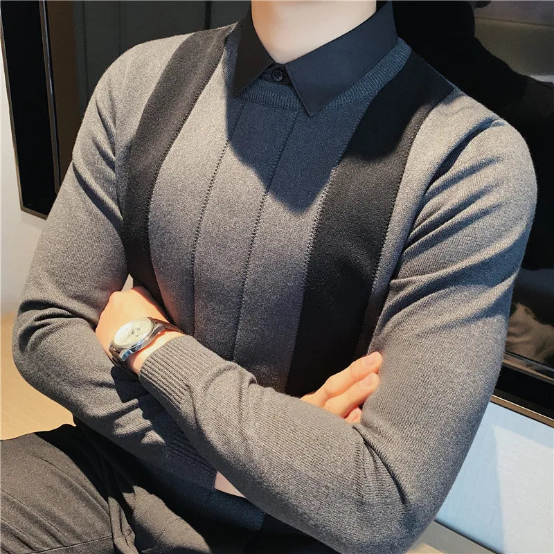 Elijah - Classic Striped Sweater