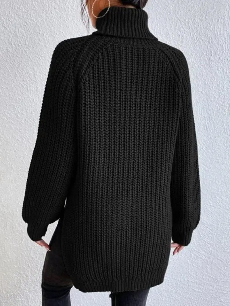 Alissa - Comfortable Turtleneck Long Sweater