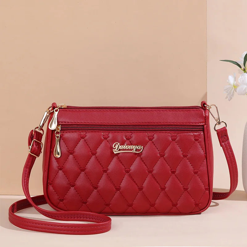 Lily - Embroidery Messenger Bag
