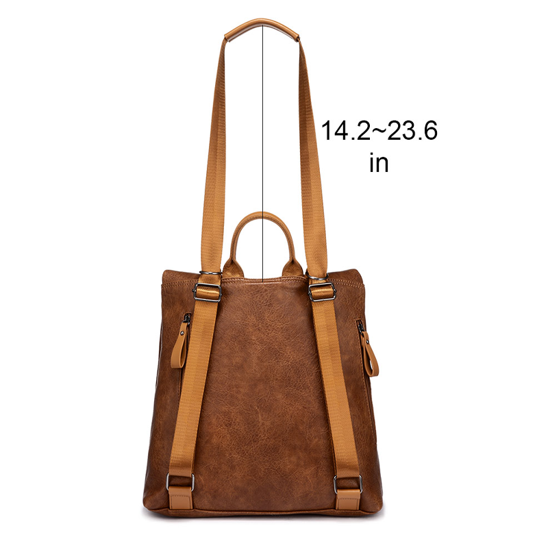 Unique Leather Backpack