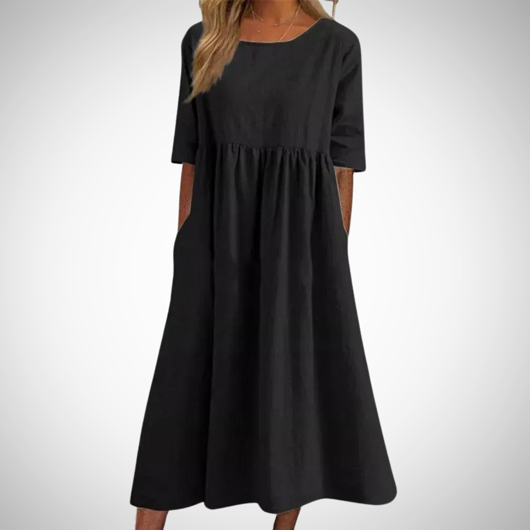 Haisley | Elegant Short-Sleeved Dress