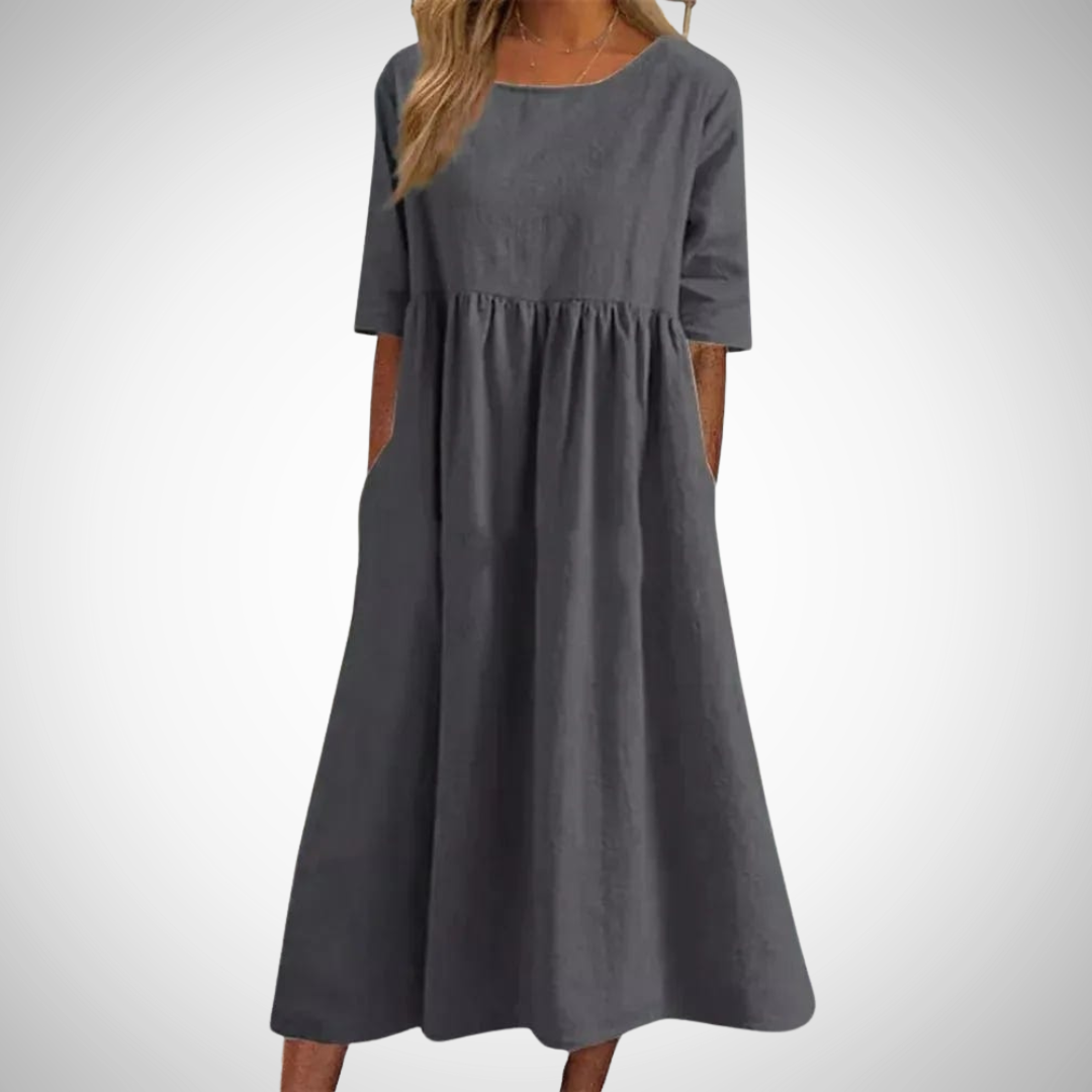 Haisley | Elegant Short-Sleeved Dress