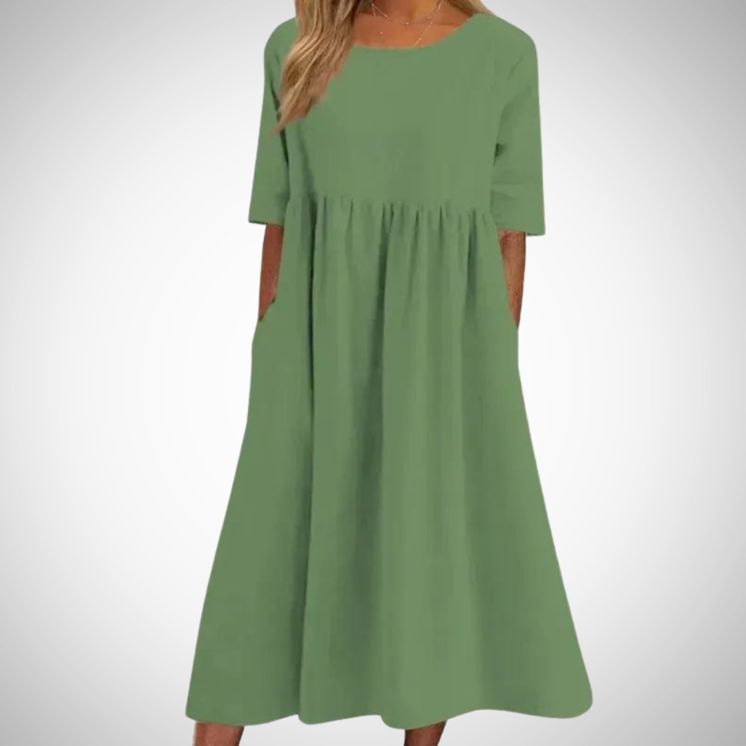 Haisley | Elegant Short-Sleeved Dress