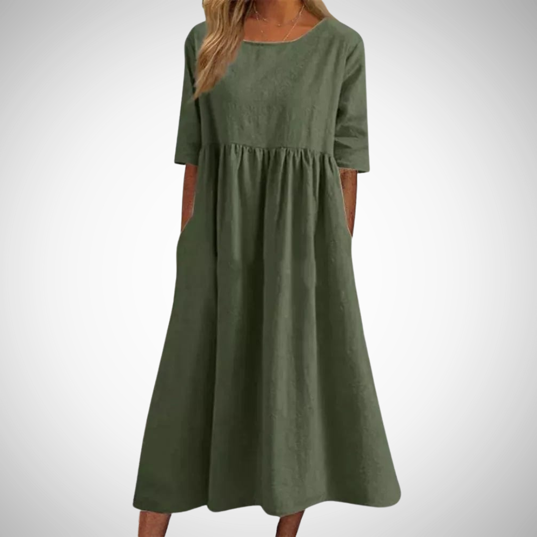 Haisley | Elegant Short-Sleeved Dress