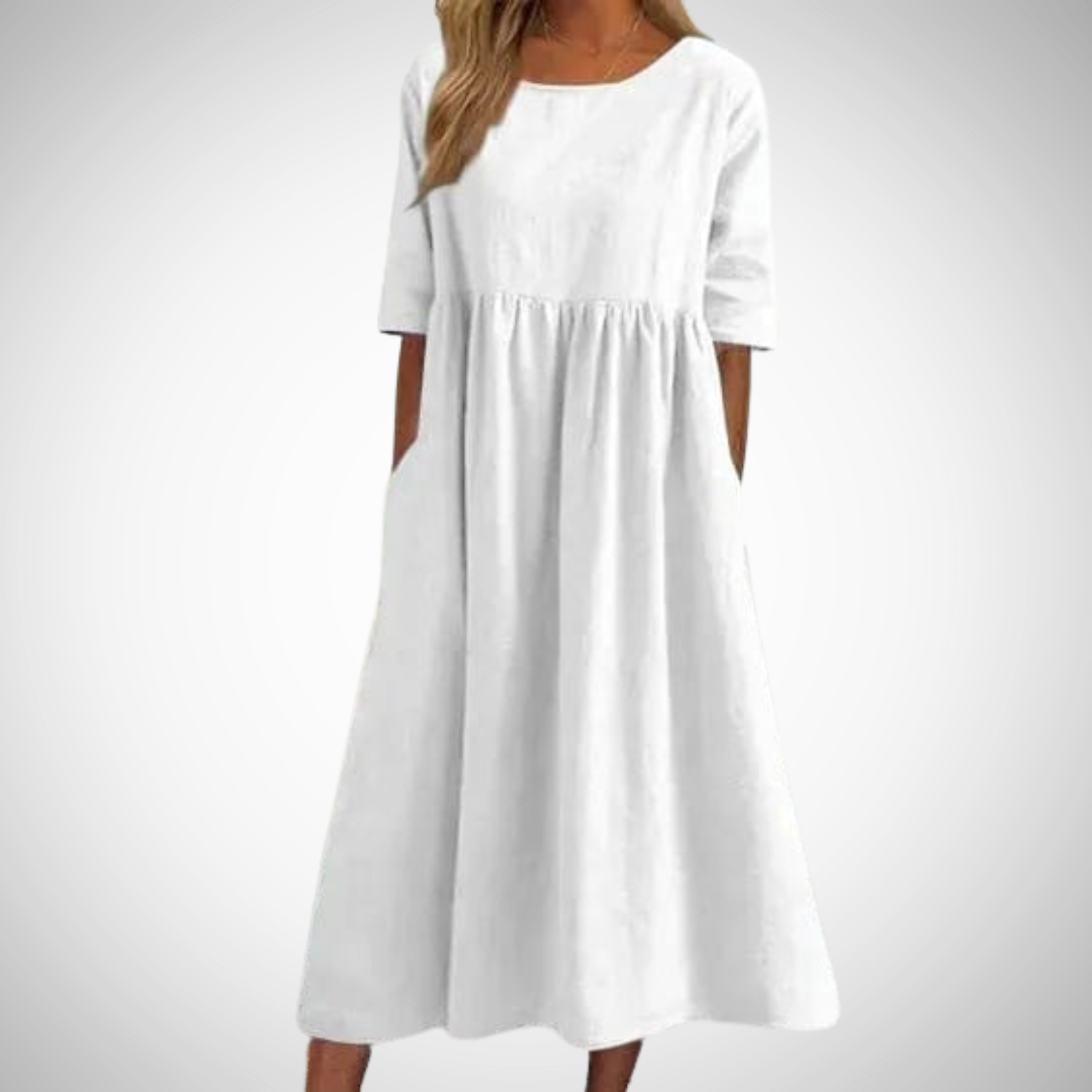 Haisley | Elegant Short-Sleeved Dress