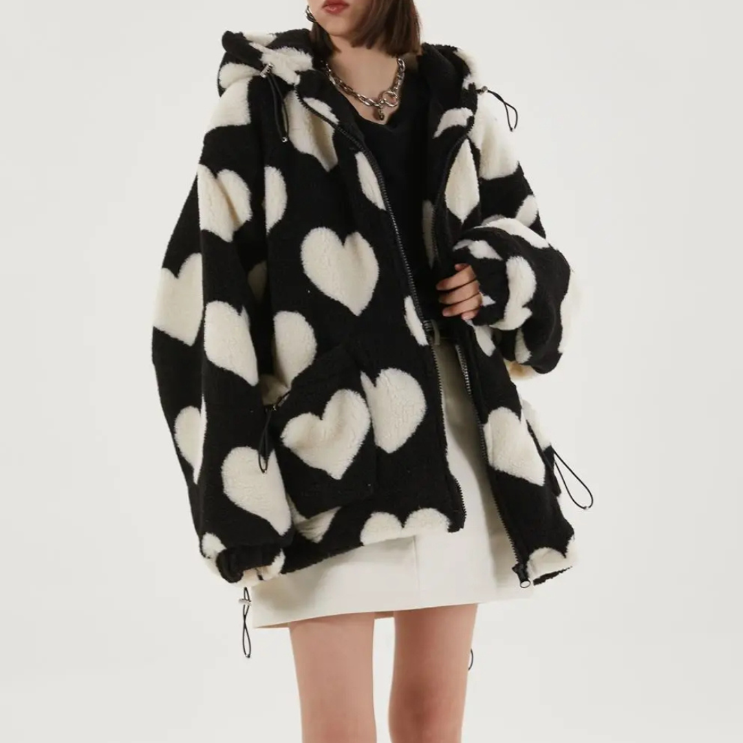 Zoe - Cozy Warm Heart-Shaped Jacket