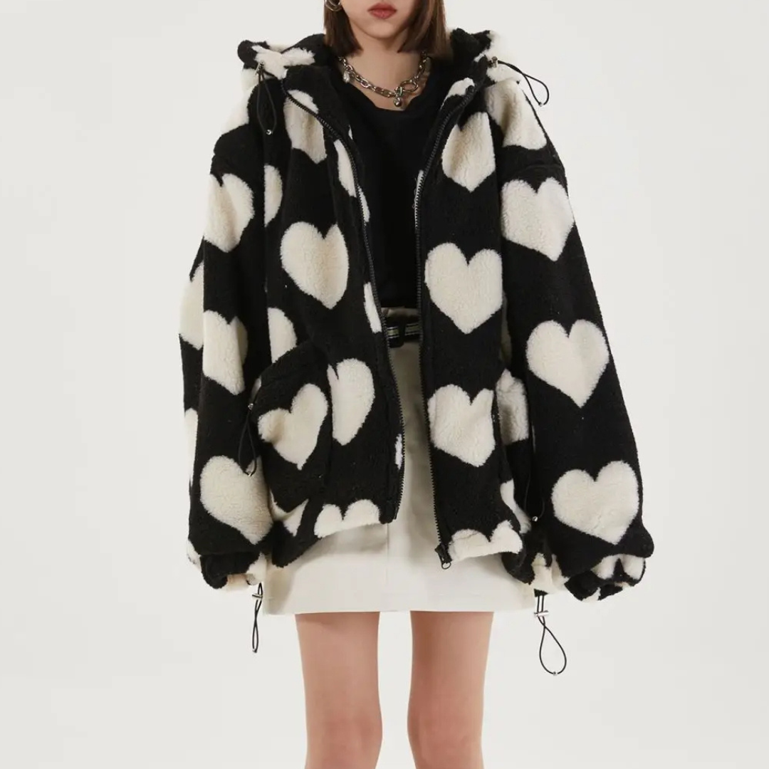 Zoe - Cozy Warm Heart-Shaped Jacket