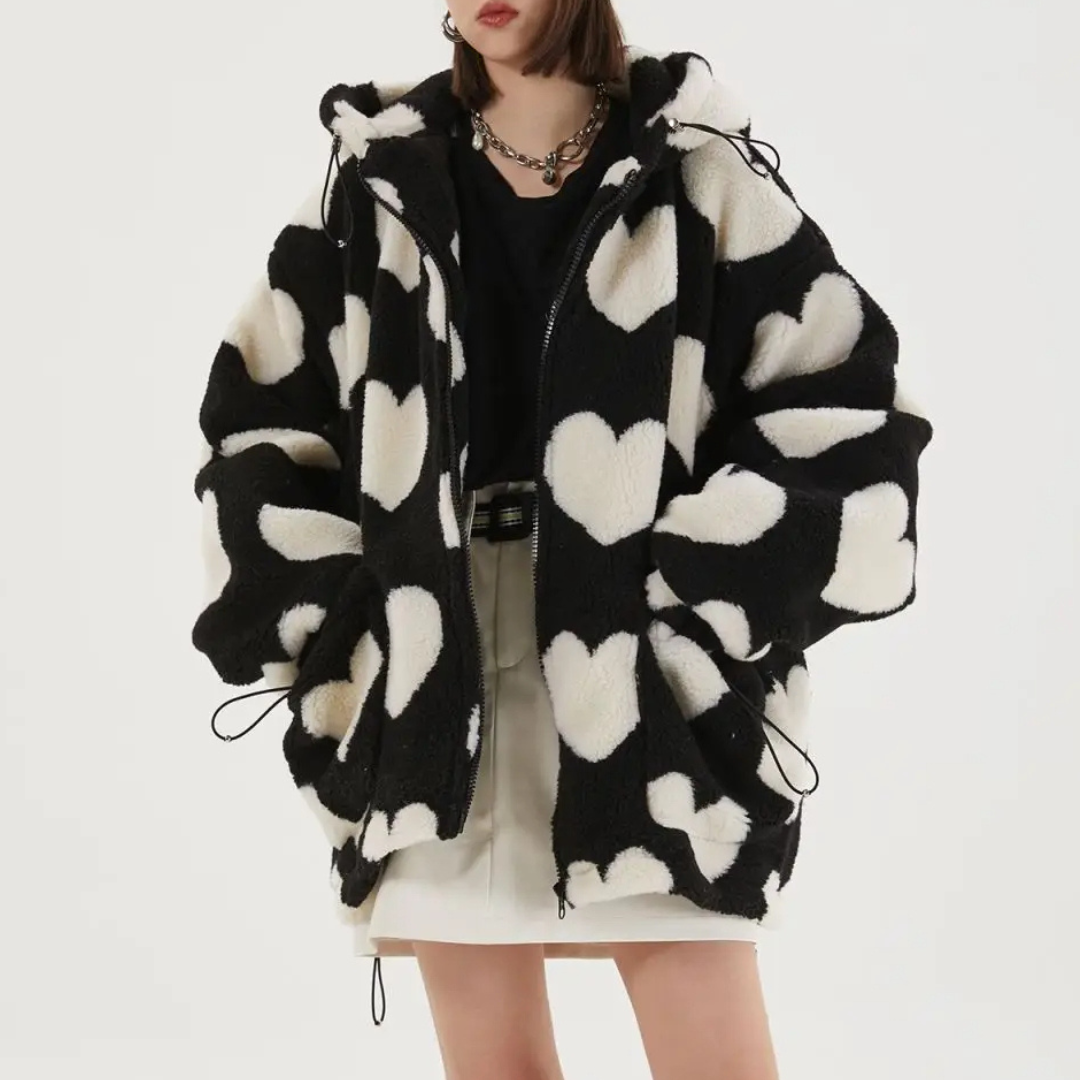Zoe - Cozy Warm Heart-Shaped Jacket