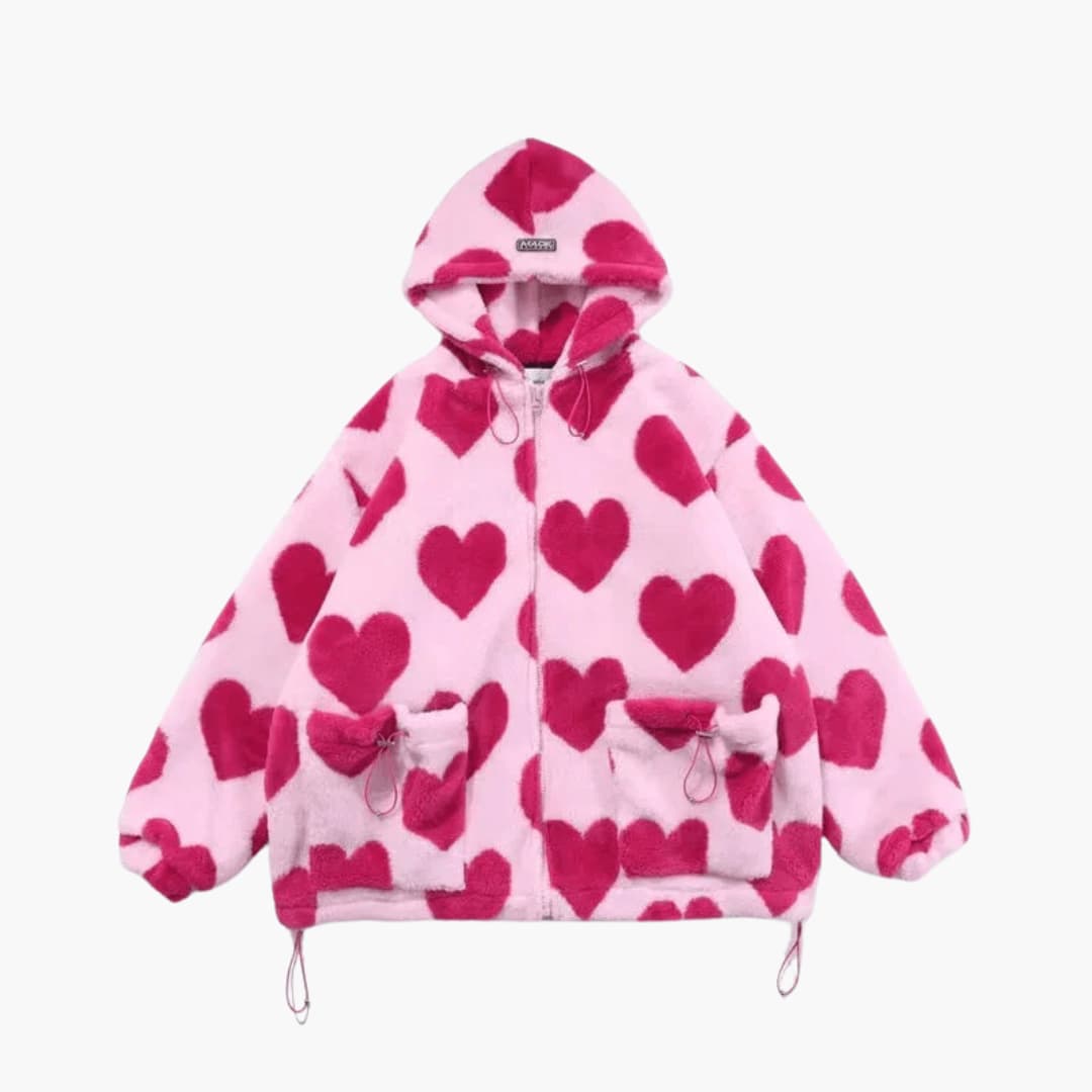 Zoe - Cozy Warm Heart-Shaped Jacket
