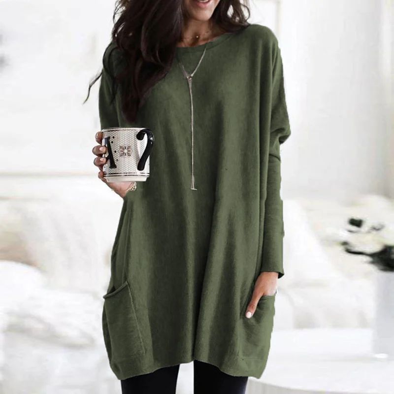 Celene - Casual Pocket Sweater