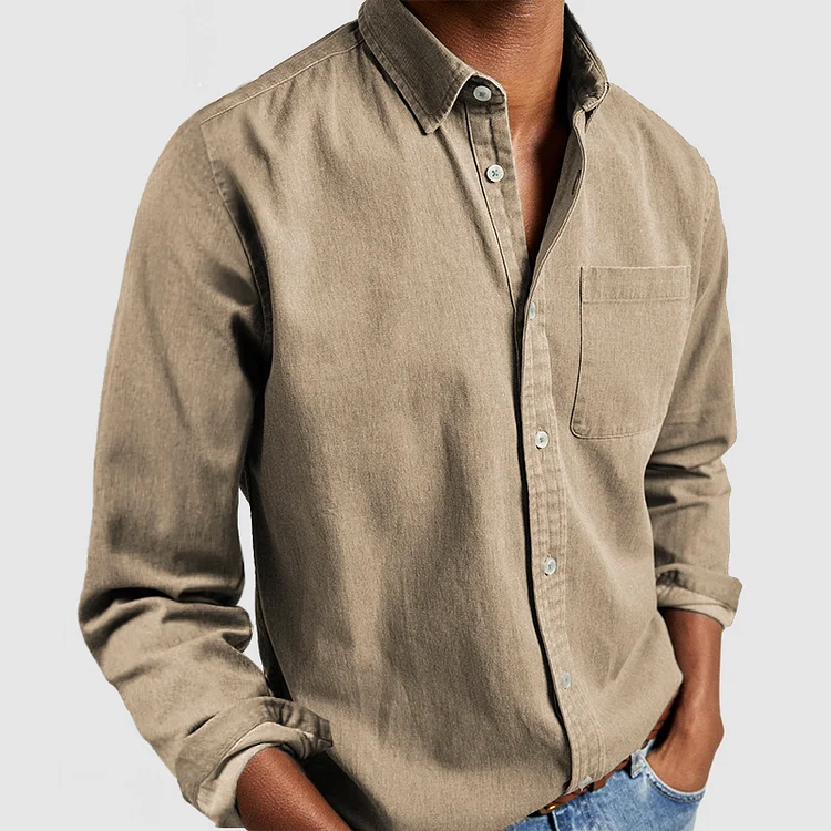 Giorgio | High-quality long-sleeved casual shirt