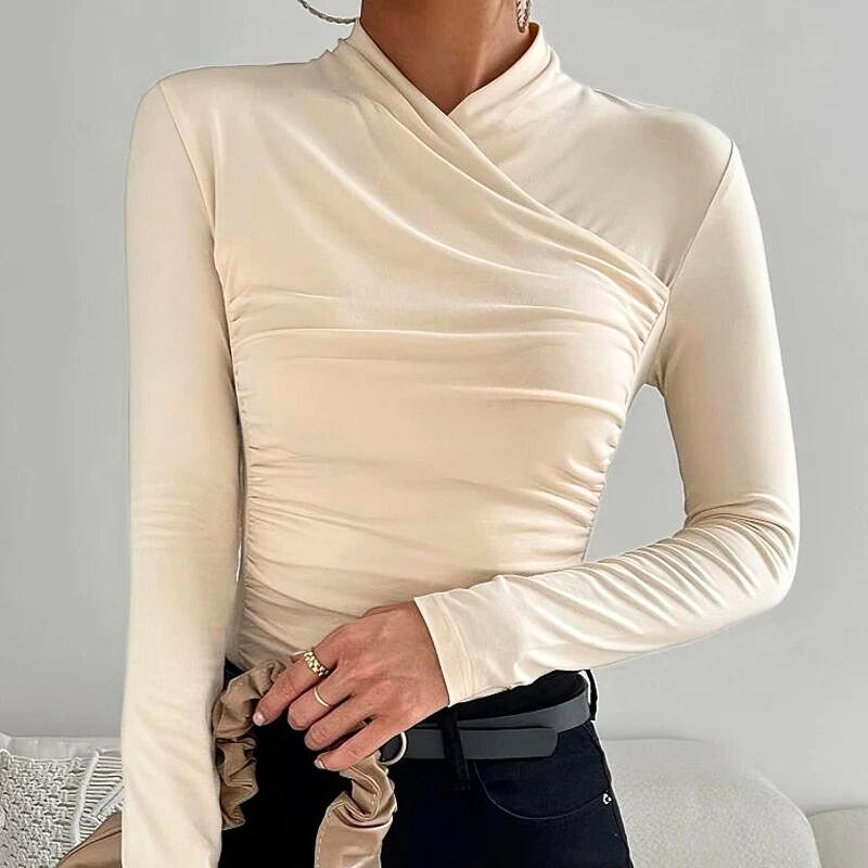 Jane | Classic Cross-Neck Top