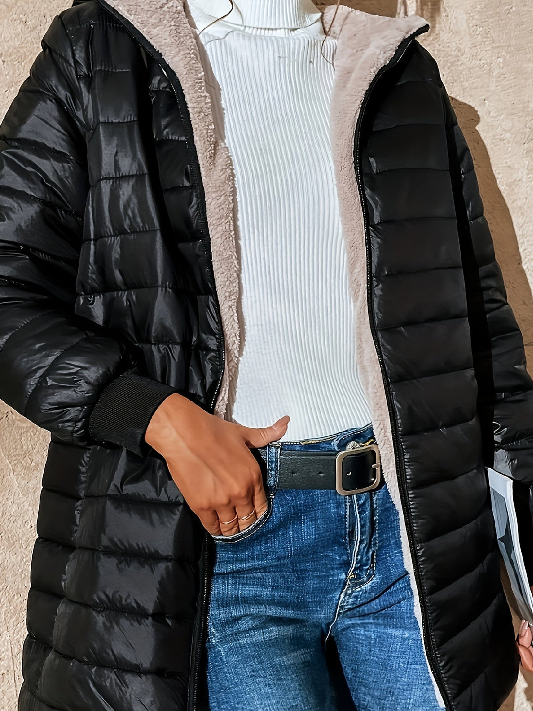 Alyssa - Comfortable Casual Thermal Long Jacket