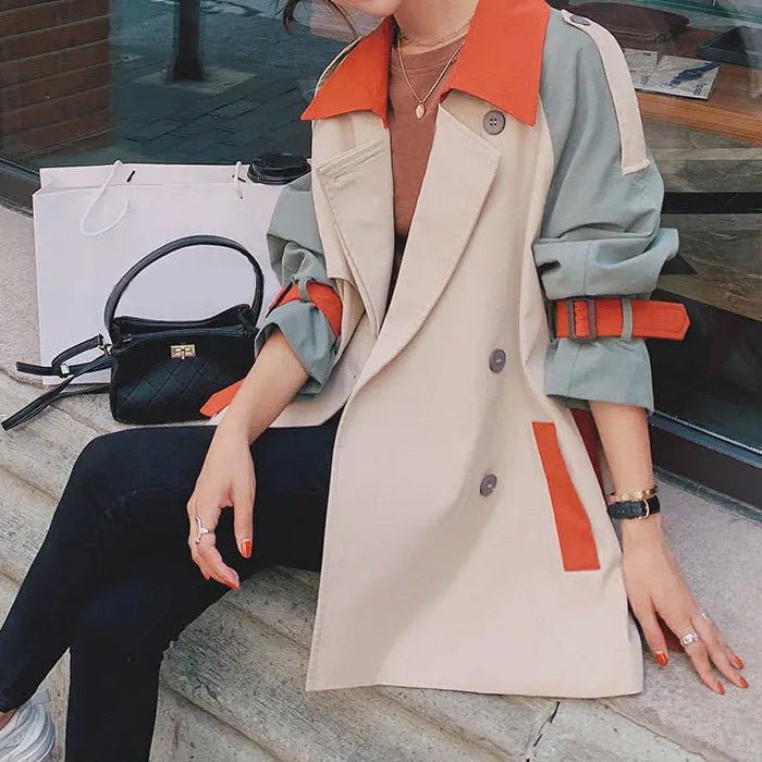 Adeline Accent Trench Coat