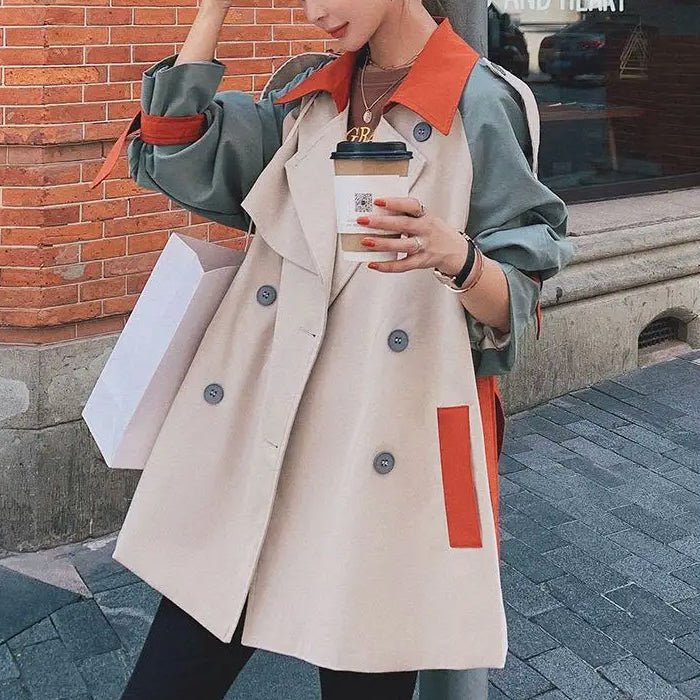 Adeline Accent Trench Coat