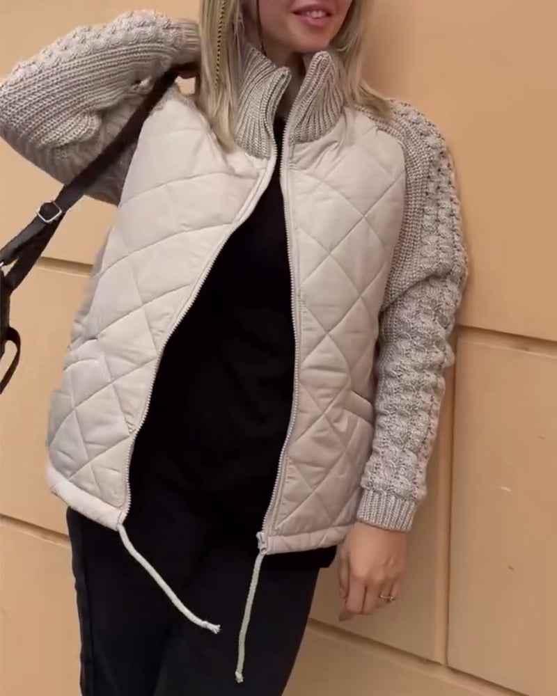 Shannon - Stylish Warm Coat with Zipper