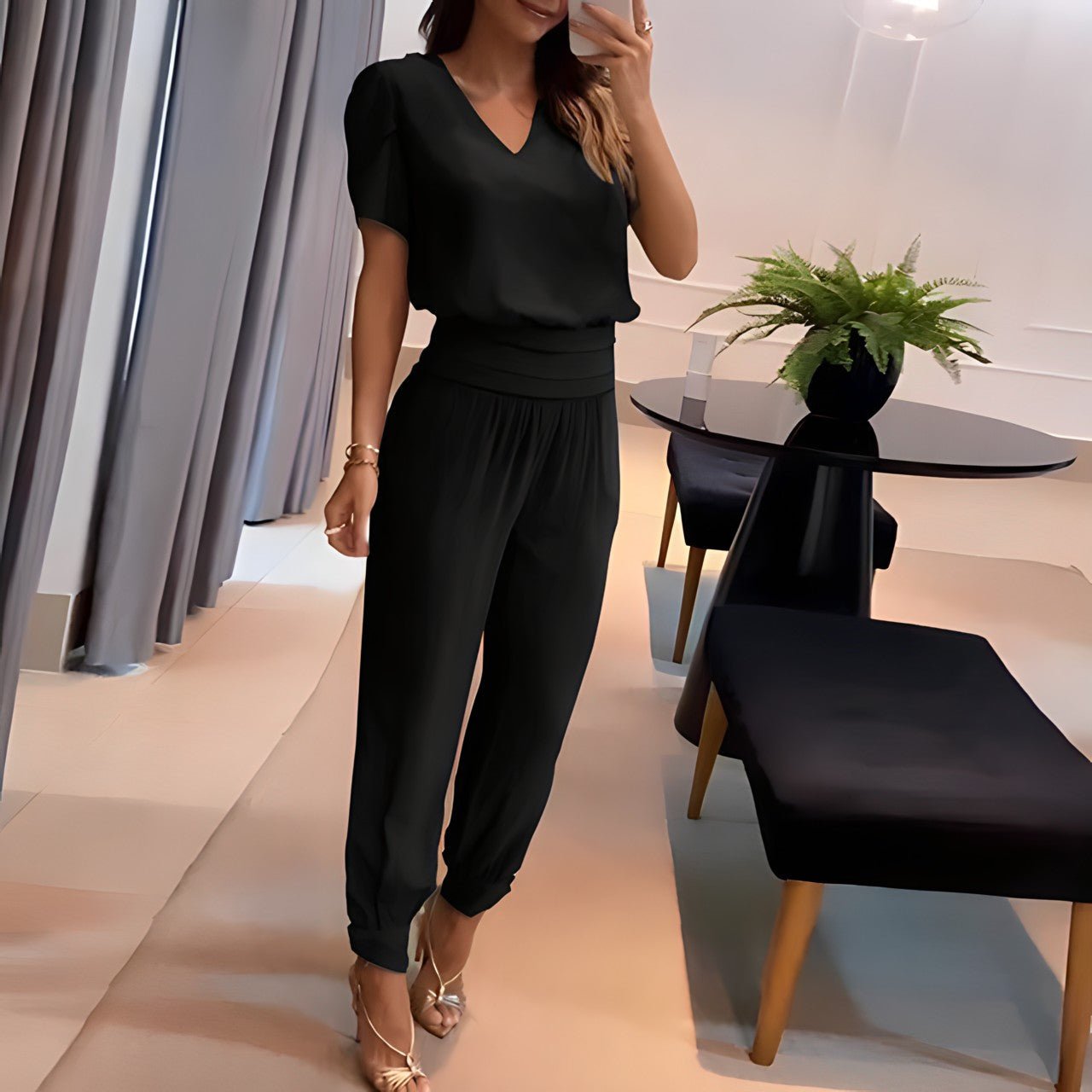 Jennifer | Stylish Blouse and Pants Set