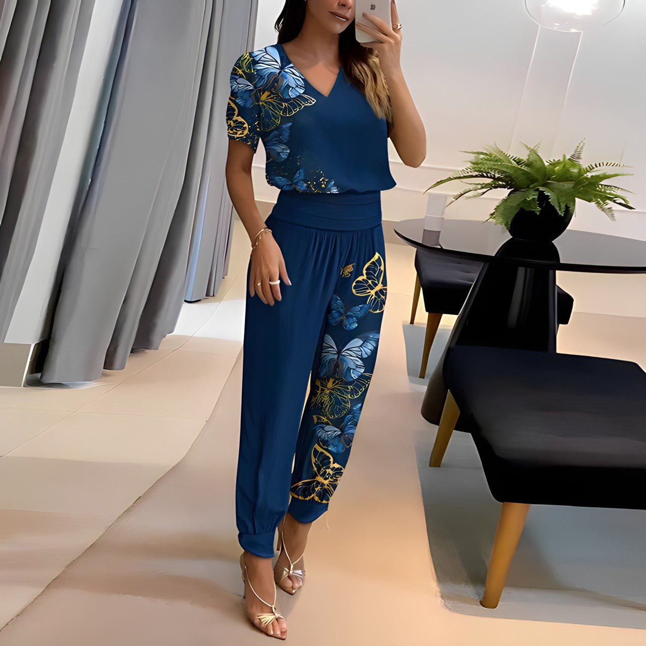 Jennifer | Stylish Blouse and Pants Set