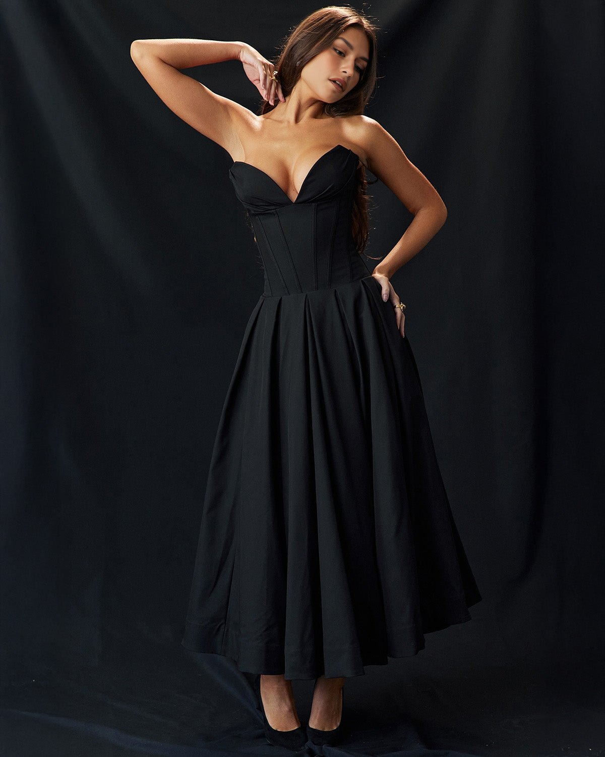 Amalfi | Strapless Midi Dress