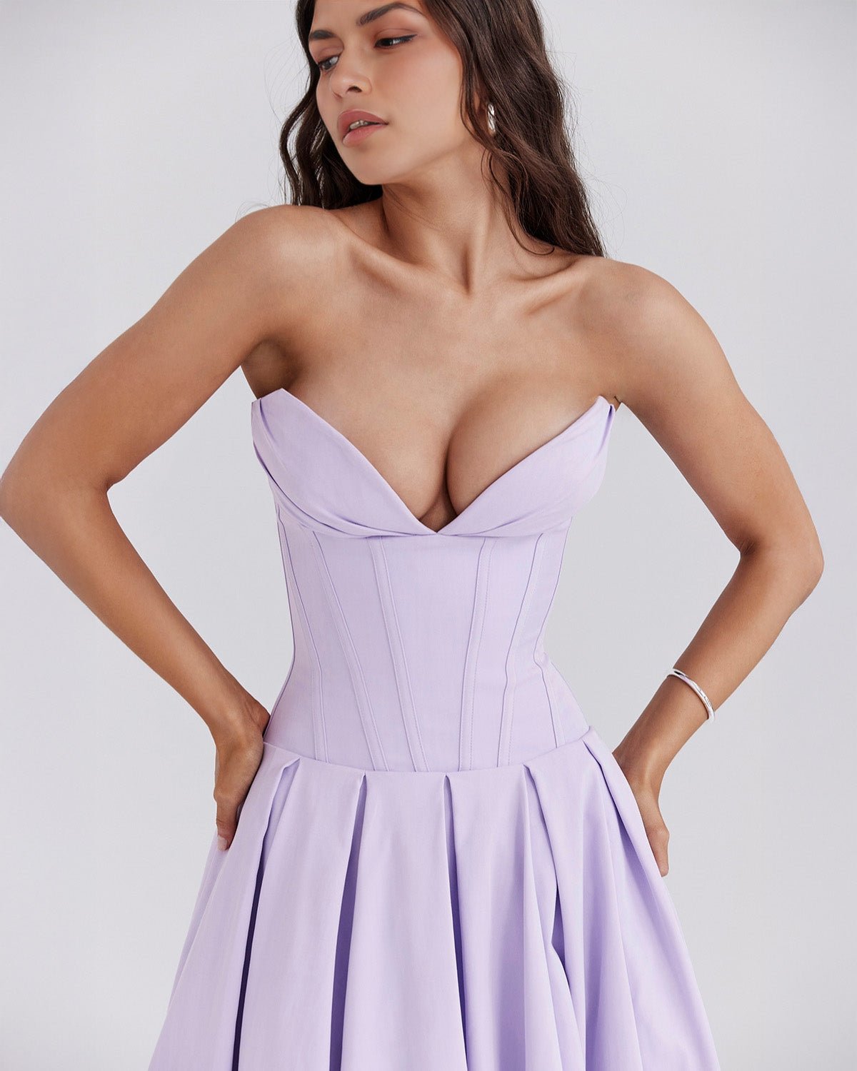 Amalfi | Strapless Midi Dress