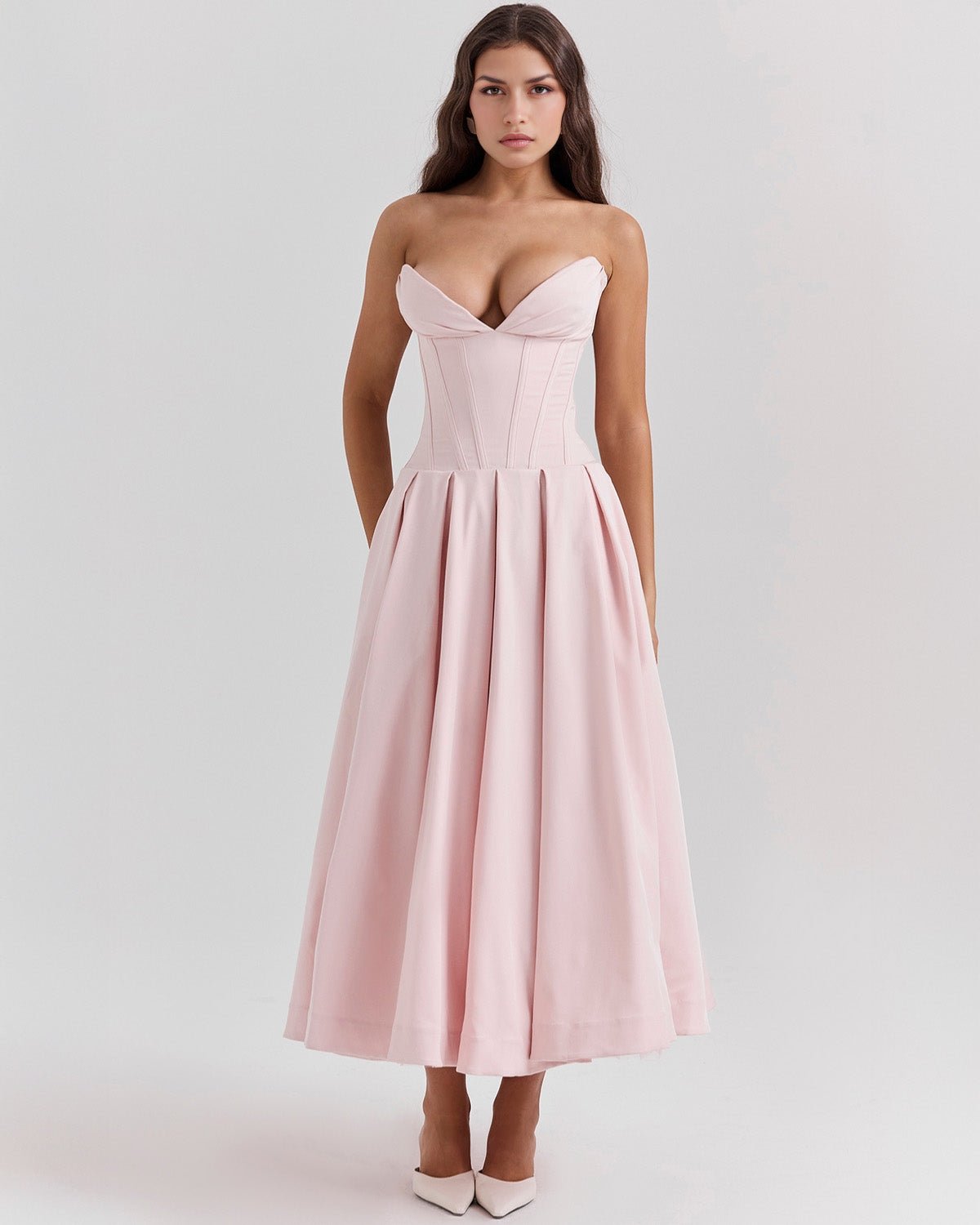 Amalfi | Strapless Midi Dress