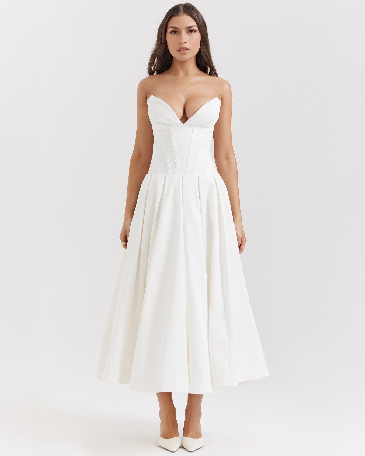 Amalfi | Strapless Midi Dress
