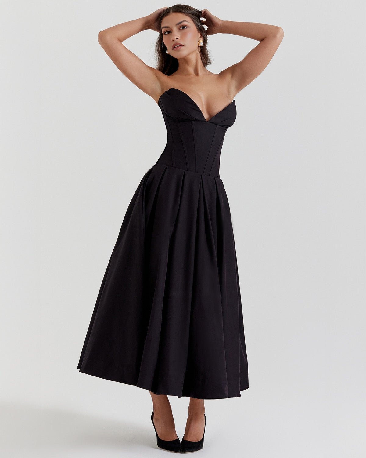 Amalfi | Strapless Midi Dress