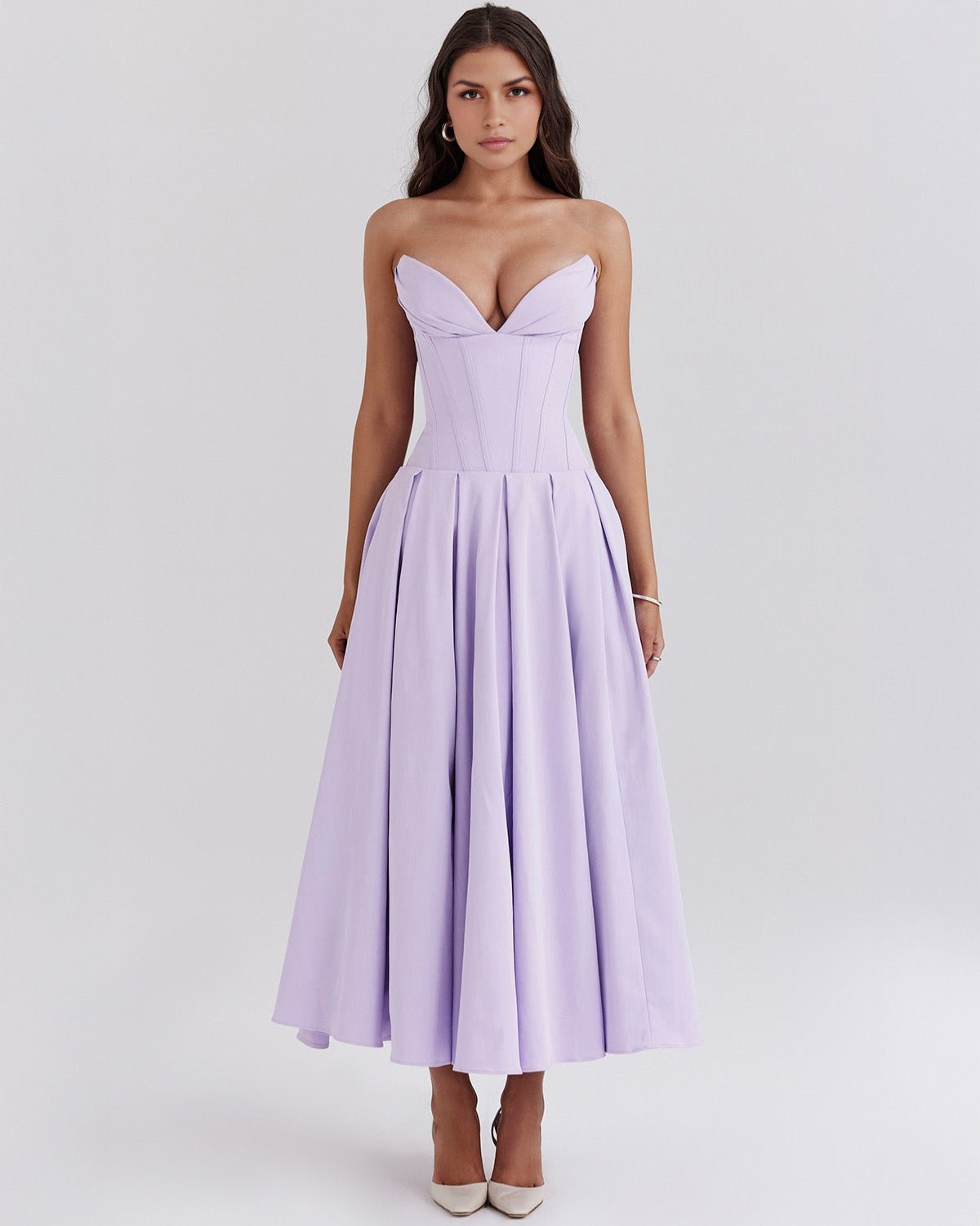 Amalfi | Strapless Midi Dress